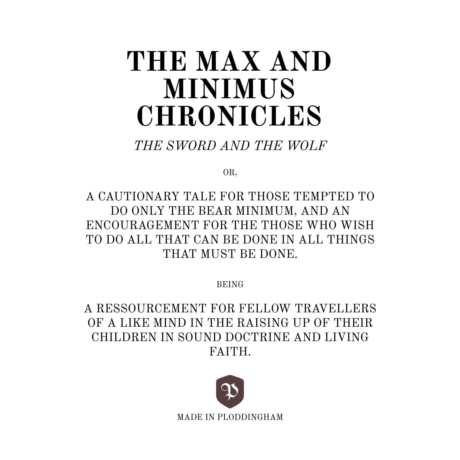 The Sword and the Wolf